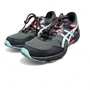 ASICS Gel-venture 8 women's black trail running shoes size 11